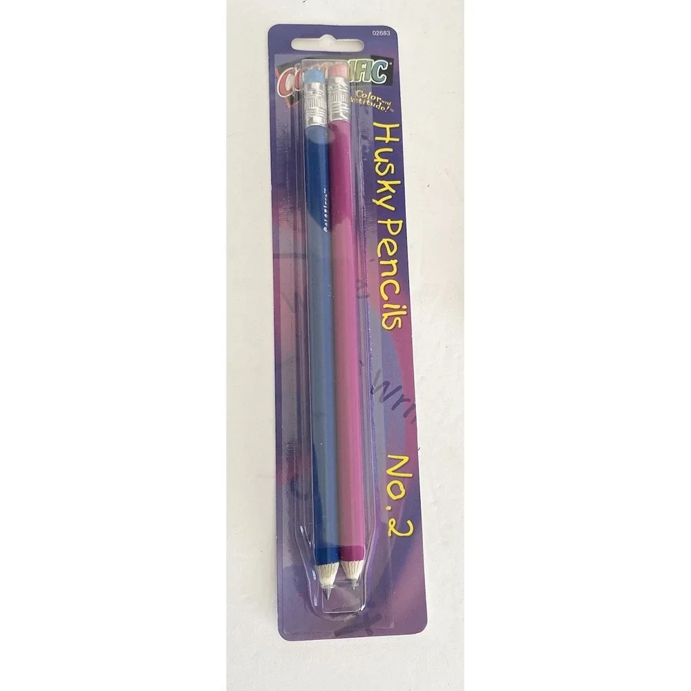 Vtg Colorific Husky Pencils No 2‎ PMA Non Toxic Sanford Lot Of 24 USA 2003 NOS